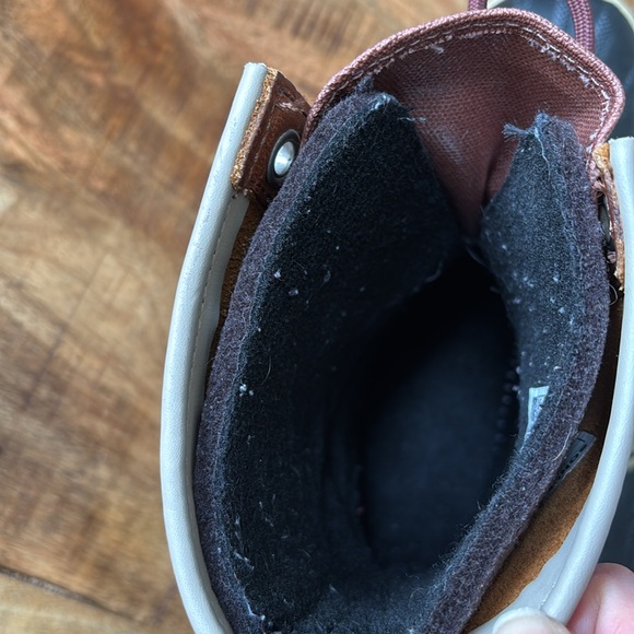 Sorel Brown and Black Leather Waterproof Boots - Picture 6 of 10